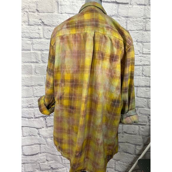 Reworked/upcycled flannel shirt - Picture 4 of 9
